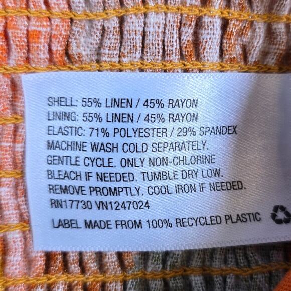 M Fe Noel x Target Mixed Paint Print Knotted Crop Tank Top NWT Women Size S Cute - Picture 8 of 8